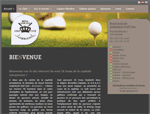Tablet Screenshot of golf-anderlecht.com